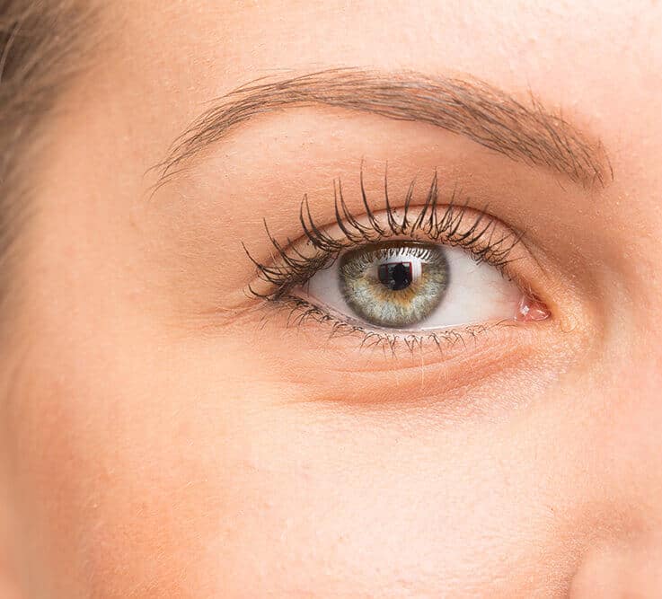 Close up of woman's eye